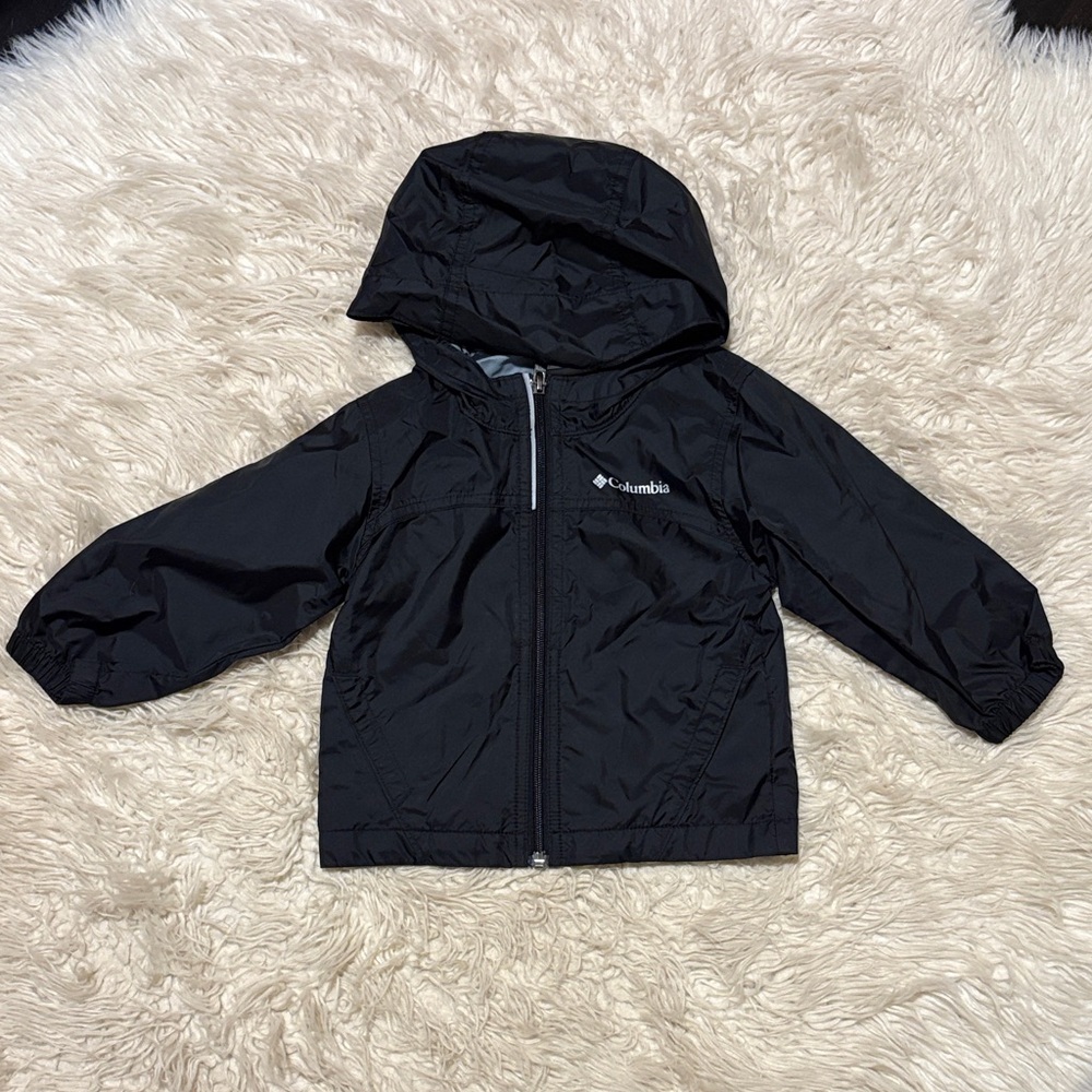 Unisex Black Columbia Raincoat
